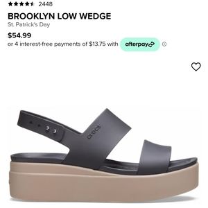 Brooklyn Low Wedge CROCS Sandal